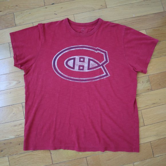 Vintage Canadiens Red T Shirt, 47 Brand , Size L - Picture 6 of 8